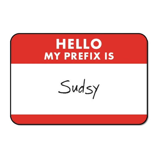 "Sudsy" Player Title Prefix