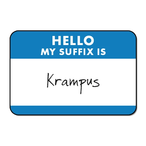 "Krampus" Player Title Suffix