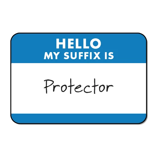 "Protector" Player Title Suffix