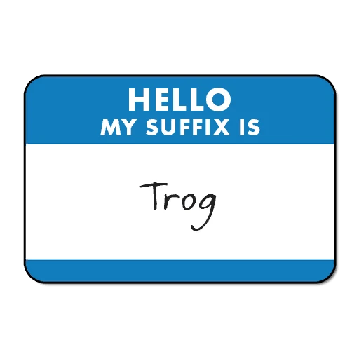 "Trog" Player Title Suffix