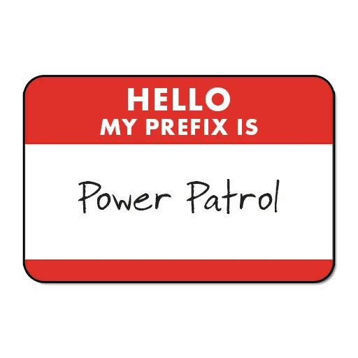 "Power Patrol" Player Title Prefix