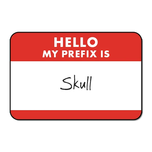 Префикс титула игрока "Череп"