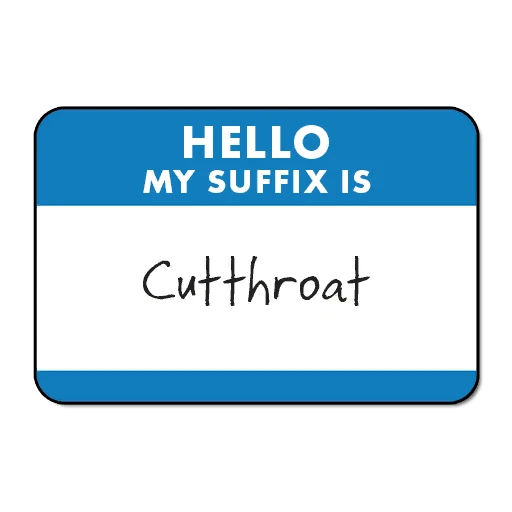 Суффикс титула игрока "Головорез"