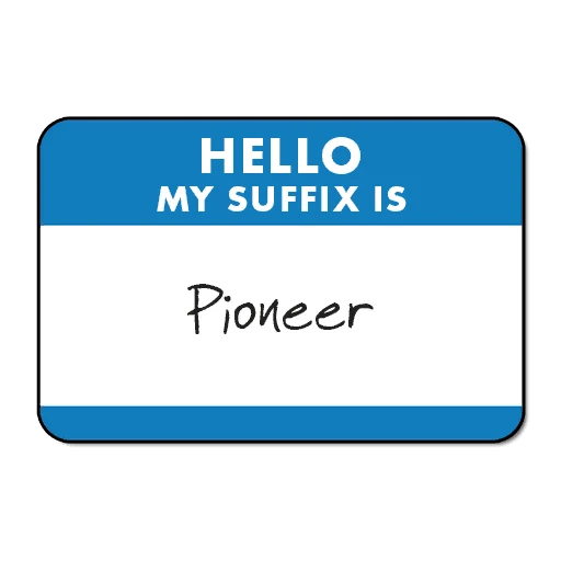 "Pioneer" Player Title Suffix