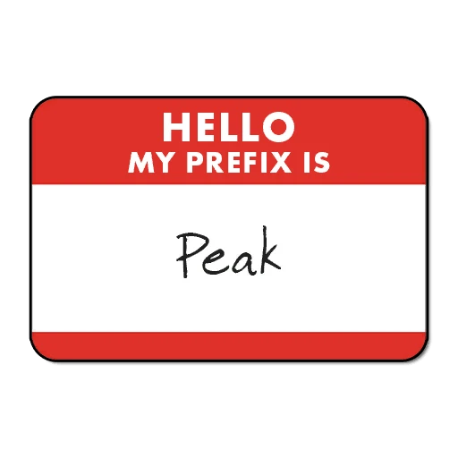 "Peak" Player Title Prefix