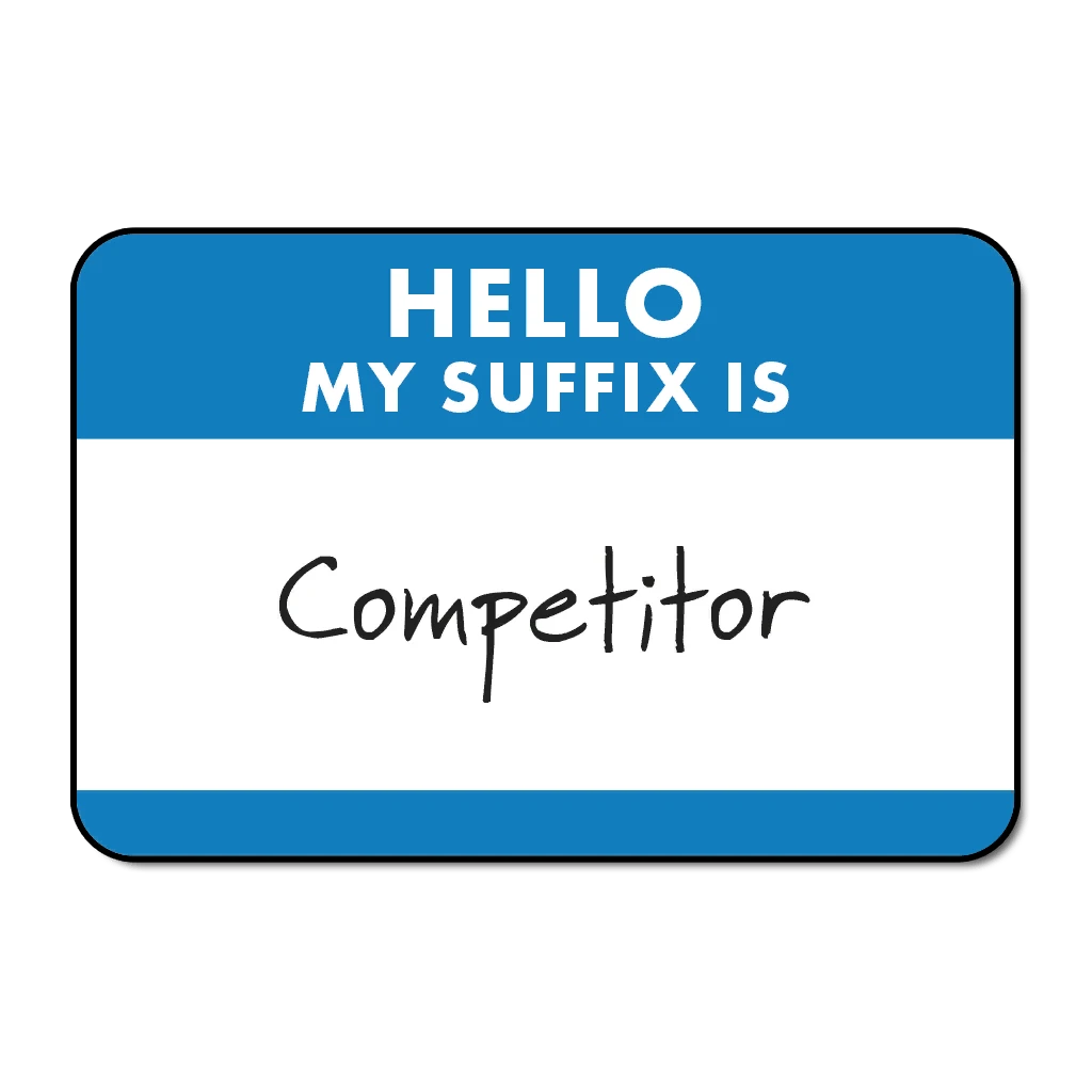 "Competitor" Player Title Suffix