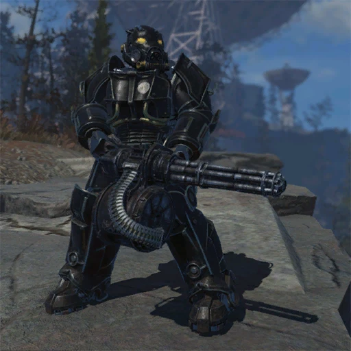 Окраска Анклава для силовой брони "Адское пламя" - скриншот 1