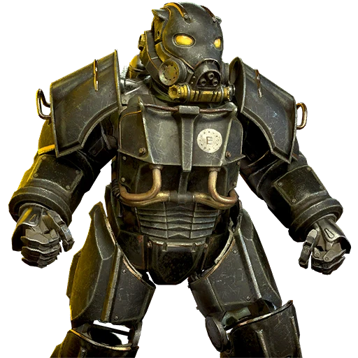 Окраска Анклава для силовой брони "Адское пламя"