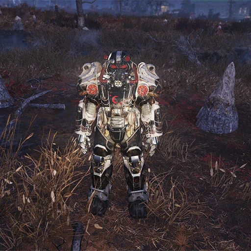 Blood Moon T-60 Power Armor Paint - скриншот 1