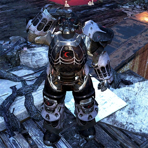 Blood Moon T-65 Power Armor Paint - скриншот 1