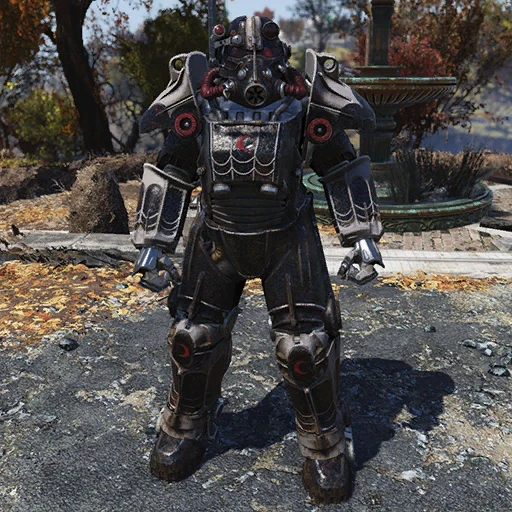 Blood Moon T-45 Power Armor Paint - скриншот 1