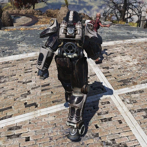 Blood Moon T-45 Power Armor Paint - скриншот 2