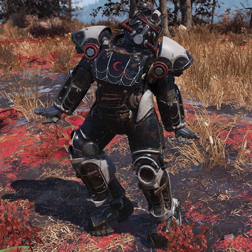 Blood Moon T-51 Power Armor Paint - скриншот 1