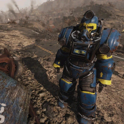 Vault-Tec Excavator Power Armor Paint - скриншот 1