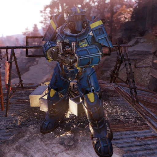 Vault-Tec Union Power Armor Paint - скриншот 1