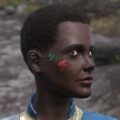 Татуировка "Черепа-вишни" - скриншот 1