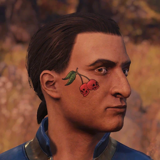 Татуировка "Черепа-вишни" - скриншот 2