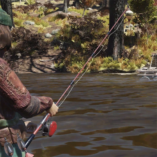 Окраска для удочки "Рубиновая катушка" - скриншот 1