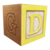 Деревянный кубик — I и D
