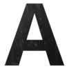 Буква вывески A