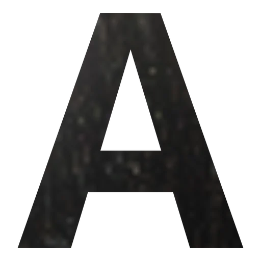 Буква вывески A