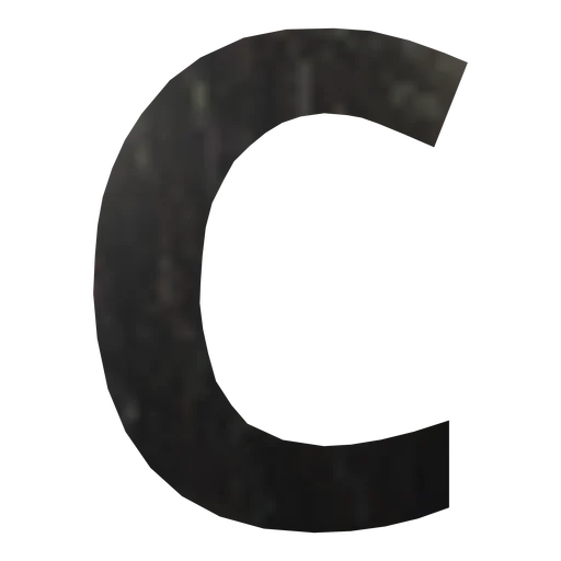 Буква вывески C