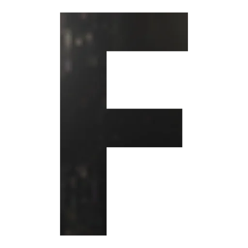 Буква вывески F