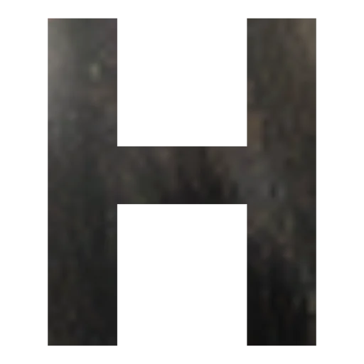 Буква вывески H