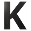 Буква вывески K