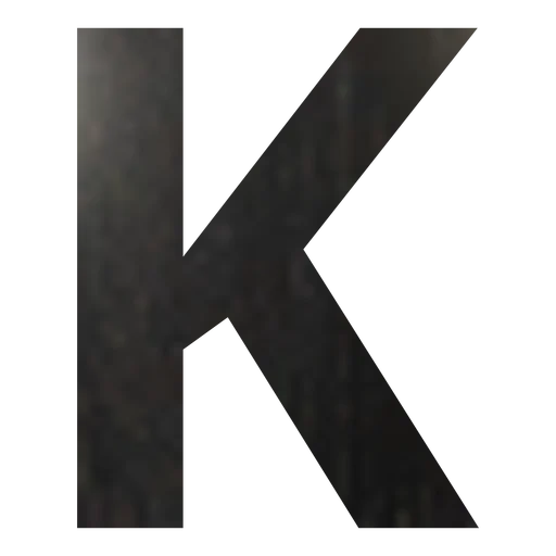 Буква вывески K