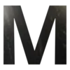 Буква вывески M
