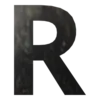 Буква вывески R