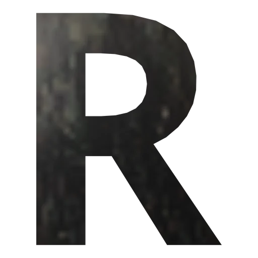 Буква вывески R
