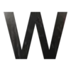 Буква вывески W
