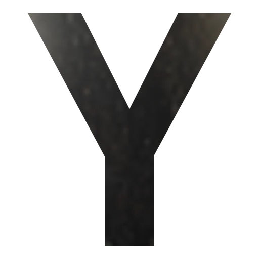 Буква вывески Y