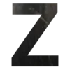 Буква вывески Z
