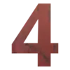 Цифра вывески "4"