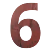 Цифра вывески "6"