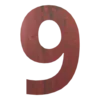 Цифра вывески "9"