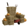 Трон из стога сена