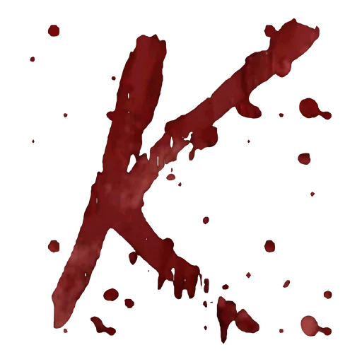 Кровавые символы — K