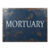 Вывеска "Морг"