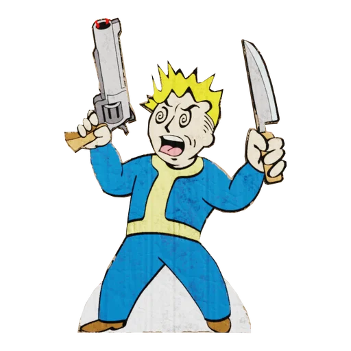 Psychopath Vault Boy Cutout