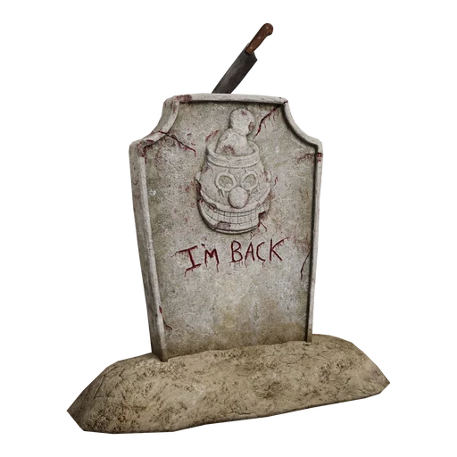 Pint-Sized Slasher Gravestone