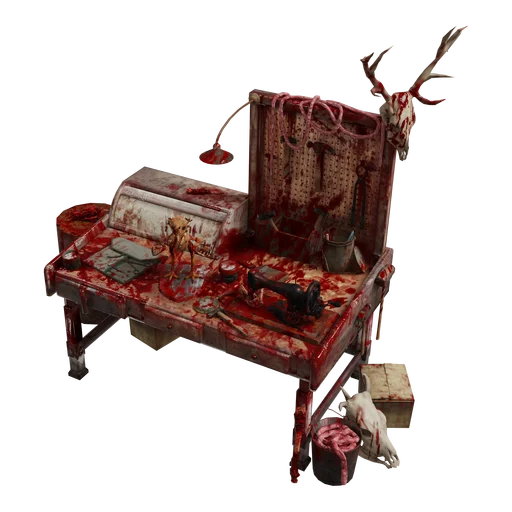 Blood Stained Tinker's Workbench