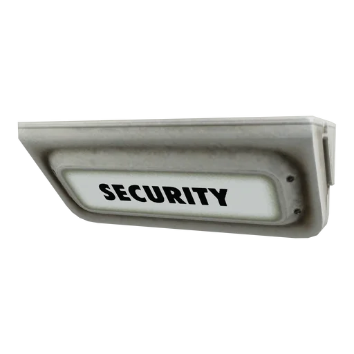 Illuminated Sign - Security